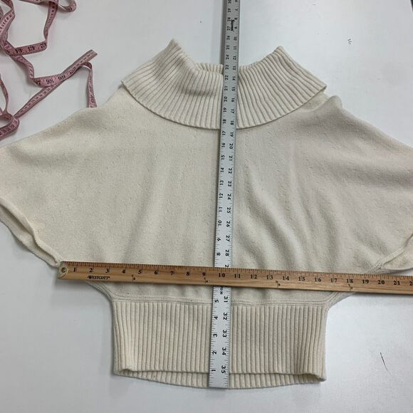 Moth Anthropologie Cowl Neck Sweater Womens XS Extra Small Slouchy Batwing Rib - Picture 6 of 13